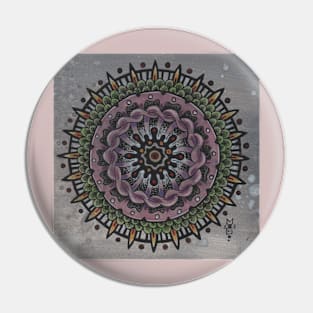 Cell Growth Mandala Pin