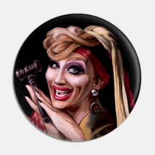 Bianca with a Pearl Necklace Pin