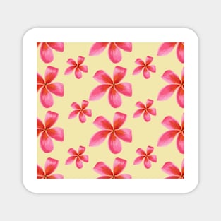 Diseño Floral en tonos rosas Magnet