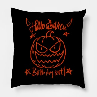 Halloween Birthday Party Pillow