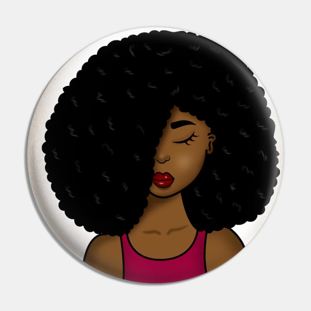 cute afro hair girl digital art Pin by Spinkly Creations 