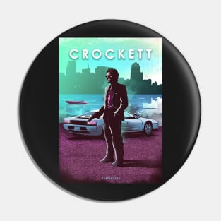 Sonny Crockett - Miami Vice - Testarossa - Car Legends Pin