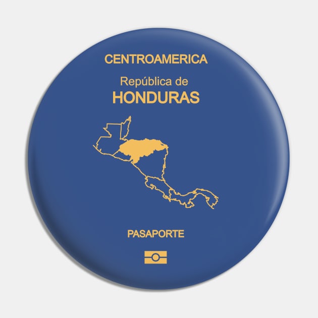 Honduras passport Pin by Travellers