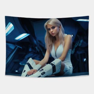 Spacer Girl Tapestry