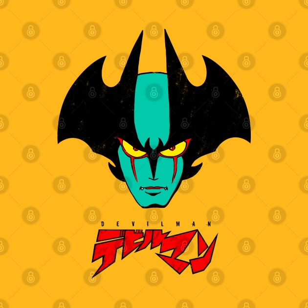 002b Devilman Head by Yexart