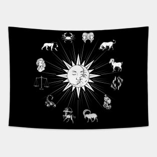 Sun and Moon - all zodiac signs Tapestry