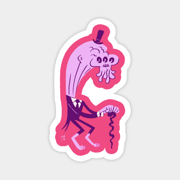 Monster Boy 20 Magnet by washburnillustration