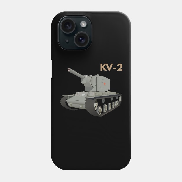 Soviet KV-2 Tank Phone Case by NorseTech