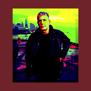 Bourdain WPAP art T-Shirt