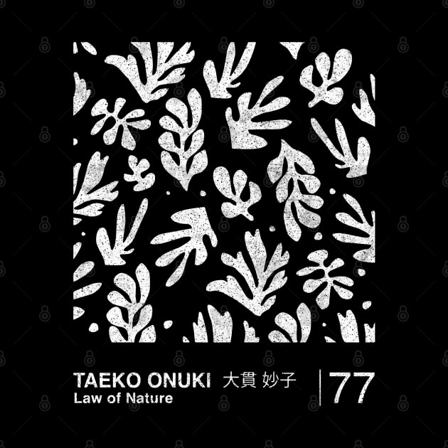 Law Of Nature Taeko Onuki (Ohnuki) / Minimalist Graphic Design Fan by saudade