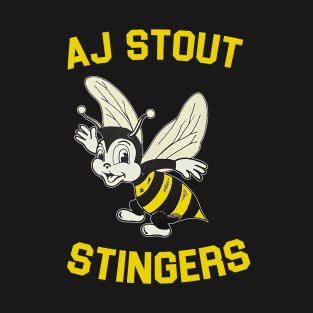 AJ Stout Elementary Stingers 80s T-Shirt