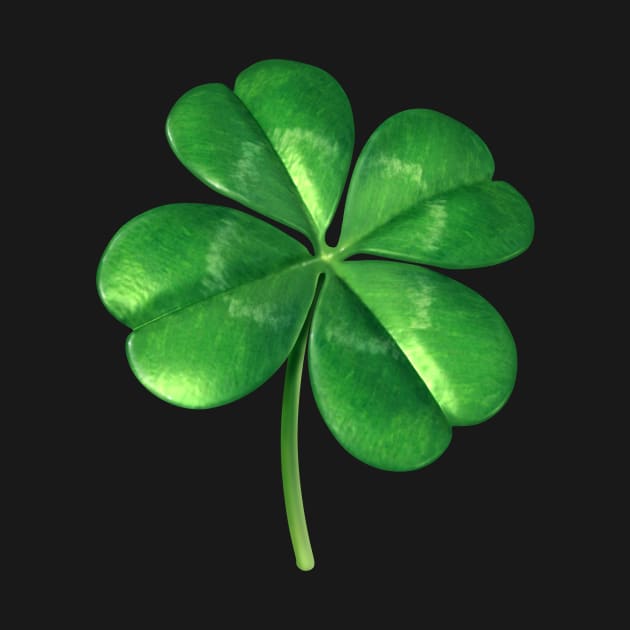 Lucky Four-Leaf Clover by lightidea