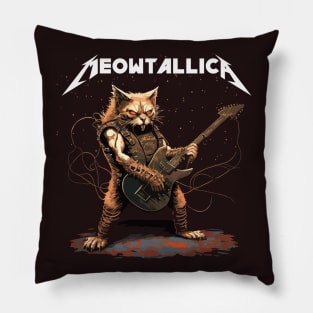 Meowtallica Pillow