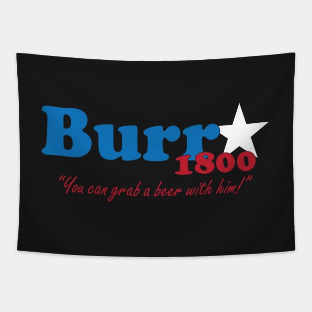 Aaron Burr for president- The election of 1800 Tapestry by NLKideas