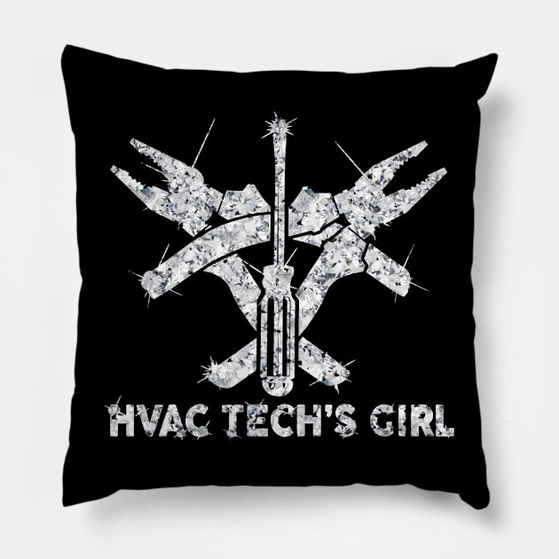 Hvac Tech's Lady New year Special Pillow by QUYNH SOCIU