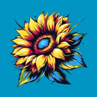 Sunflower Pop Art T-Shirt