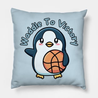 Waddle to victory Pillow