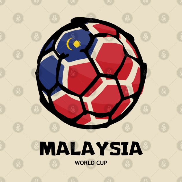 Malaysia Football Country Flag by KewaleeTee