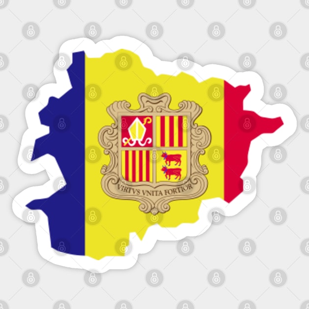 Flag map Sticker Spain