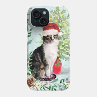 Merry Christmas Pussy Cat Phone Case