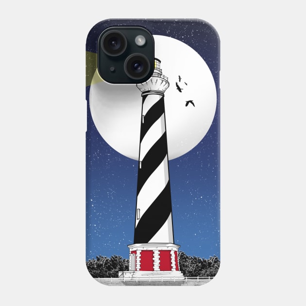 Cape Hatteras Lighthouse Phone Case by mailboxdisco