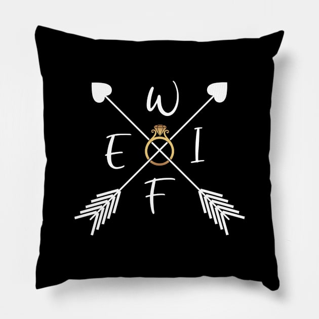 Wife Husband Wedding Anniversary Couple Matching Pillow by LotusTee