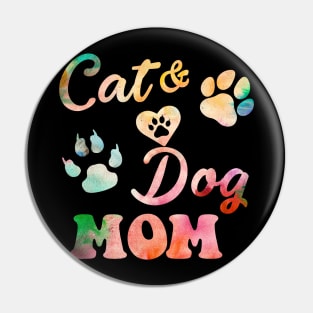 Cat And Dog Mom Pin