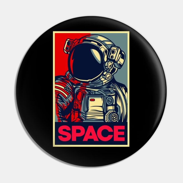 Space Astronaut Pin by AdriaStore1