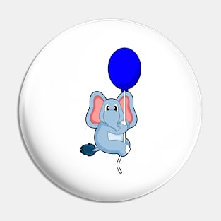 Elephant Balloon Pin