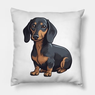 Cute dachshund Dog lover Pillow