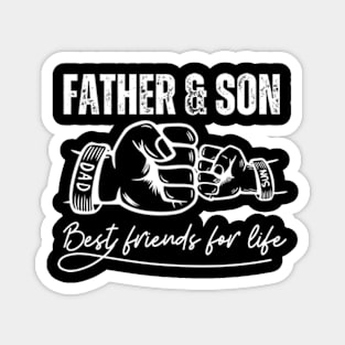 Father-Son-Friends-Fist-Bump Magnet