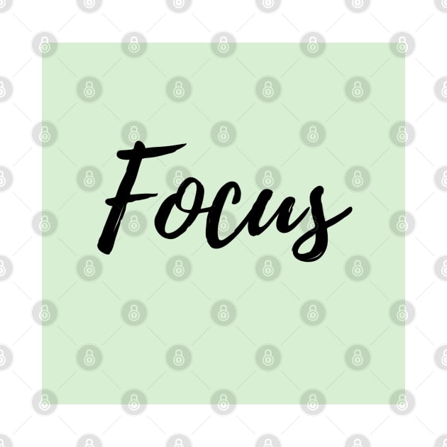 Focus - Mint Background by ActionFocus