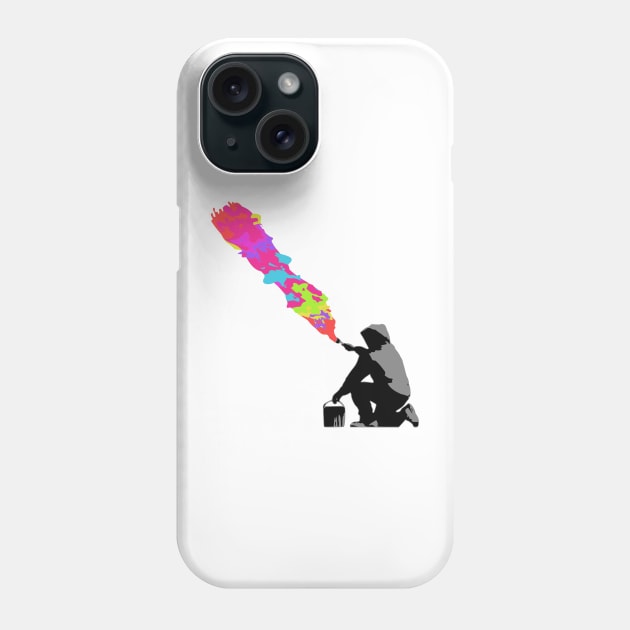 Street Artist Painter - Painting Lover Phone Case by Sanu Designs