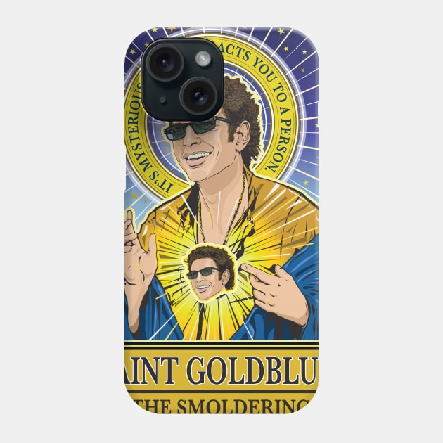 Saint Goldblum Phone Case by Pop Art Saints