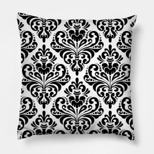 Seamless floral pattern, damask wallpaper Pillow