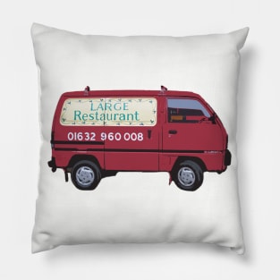 Doc Martin Bert Large Large Restaurant Red Van Cornwall Portwenn Pillow