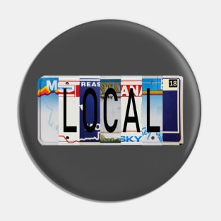 Montana Local, License Plates Pin