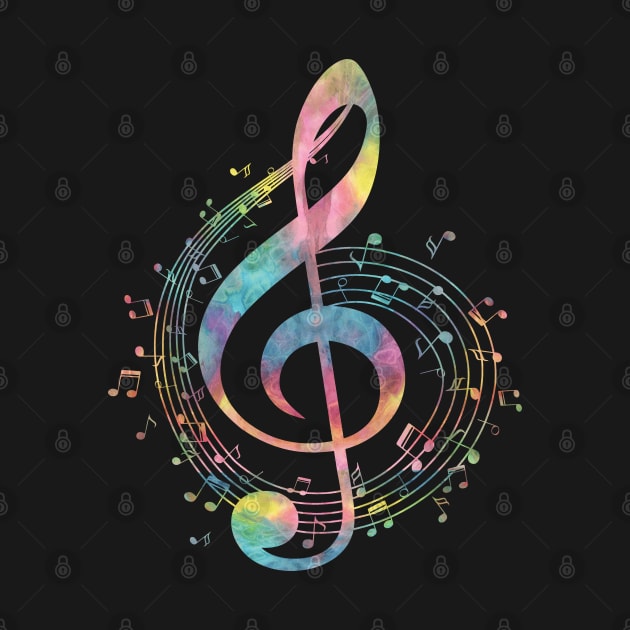 Treble Clef And Music Notes by Hey Moosey