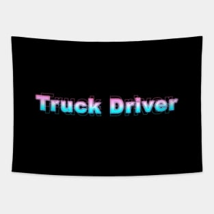 Truck Driver Tapestry