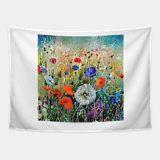 wonderful world of flowers Tapestry