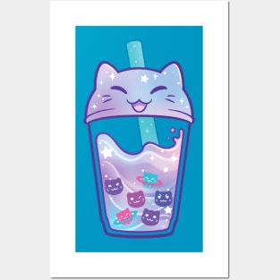 Cute Tea Boba Pun Kawaii Milk Tea Posters and Art Prints for Sale