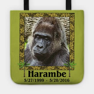 Harambe Memorial We Love You Rest In Peace Tote