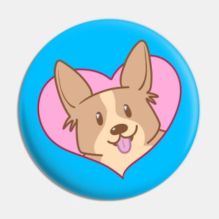 Corgi Love! Pin