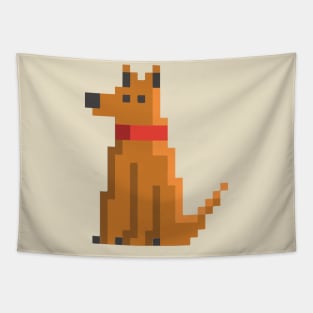 Pixel Dog Tapestry