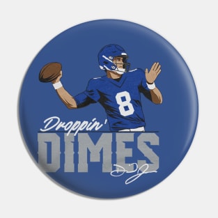 Daniel Jones Droppin' Dimes Pin