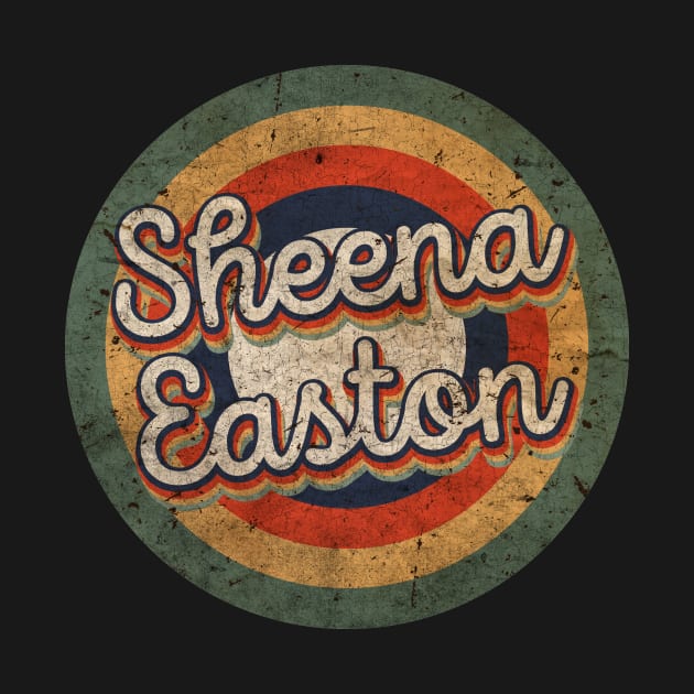 Sheena Name Personalized Easton Vintage Retro 60s 70s Birthday Gift by Romantic Sunset Style