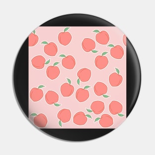 Peachy Keen on light pink Pin