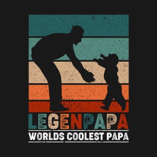 Fathers Day Grandpa LegenGrandpa World's Coolest Grandpa T-Shirt