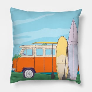 SUP and SURF good time Pillow