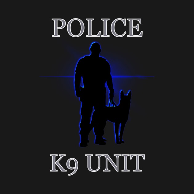 Police K9 front & back by 752 Designs